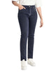 MAC - MELANIE, Feminine Fit, Dark Rinsewash, Dark Blue, Dunkelblau, Straight Leg, High Waist, Länge 34 - L34 - Länge 36 - L36 - vorne - Beine - Vorderansicht
