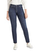 MAC - MELANIE, Feminine Fit, New Basic Wash, Blue, Straight Leg, High Waist, Länge 34 - L34 - Länge 36 - L36 - vorne - Beine - Vorderansicht