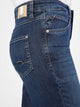 MAC - MELANIE, Feminine Fit, New Basic Wash, Blue, Straight Leg, High Waist, Länge 34 - L34 - Länge 36 - L36 - Seite - Gesäß - Taschen - Detailansicht